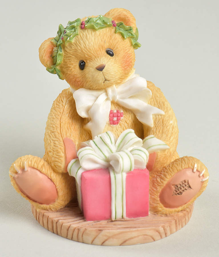 Cherished Teddies Avon Exclusives Margy-I'm Wrapping Up A Little Holiday J - No Box by Enesco-1
