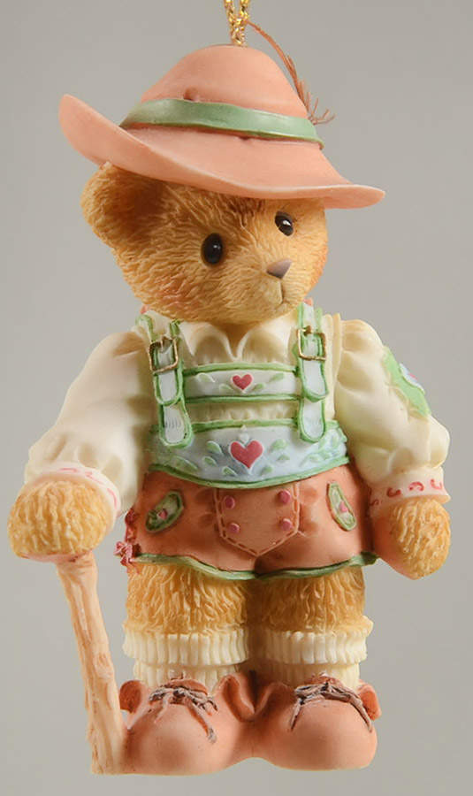 Across the Seas-Cherished Teddies German Boy - Boxed by Enesco-1