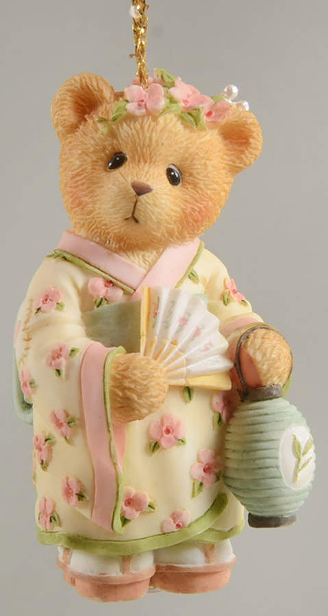 Across the Seas-Cherished Teddies Japanese Girl  - Boxed by Enesco-1