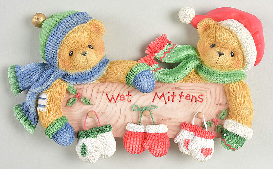 Wet Mittens Wet Mittens - Plaque Wall by Cherished Teddies-1