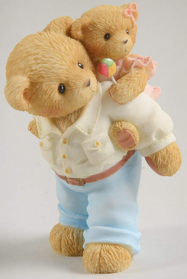 Family Cherished Teddies A Father's Love Never Lets You Down - Boxed by Enesco-1