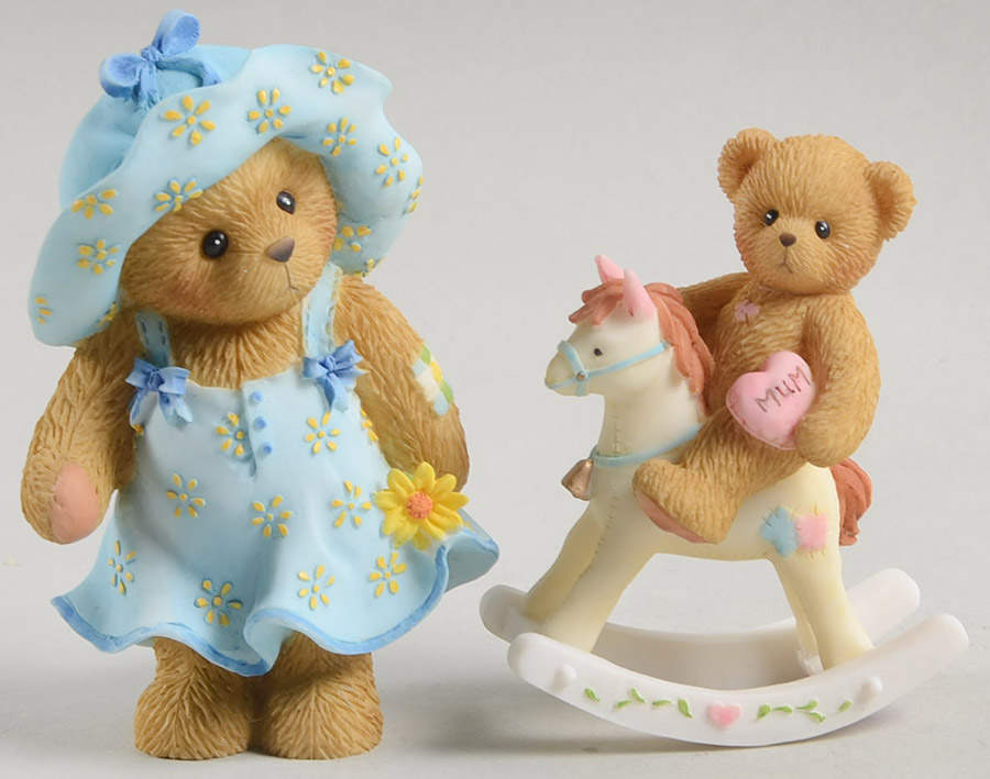 International Exclusive Editions-Cherised Teddies For You Mom - No Box by Enesco-1