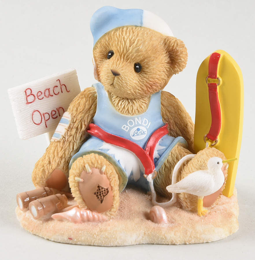 International Exclusive Editions-Cherised Teddies Merv-You're The Beston The Beach - Boxed by Enesco-1