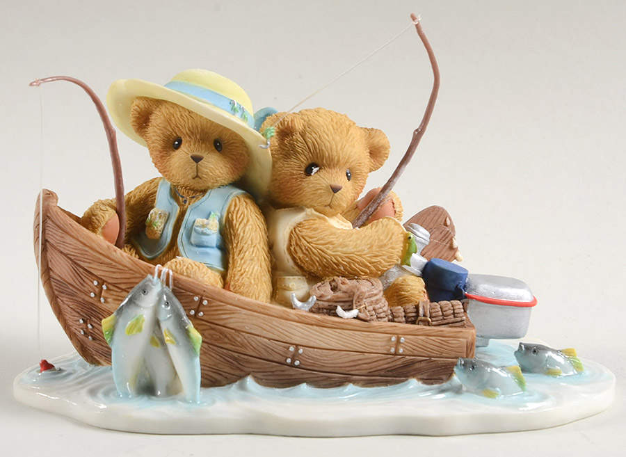 Seashore Memories Fran & Hank-You're A Perfect Catch - No Box by Cherished Teddies-1