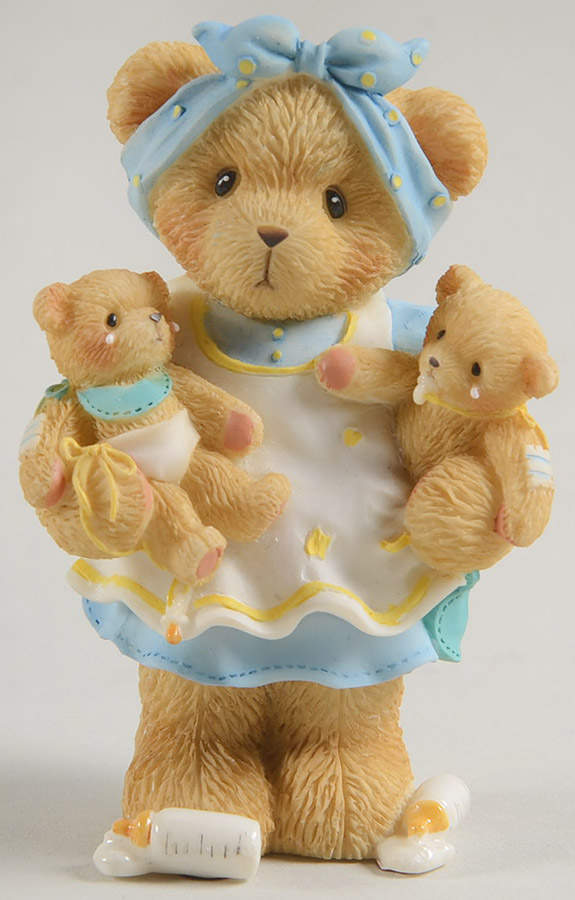 Teddies To Cherish - Sentiments Congratulations,It's Twins - Boxed by Enesco-1