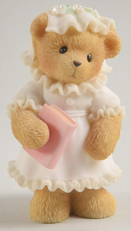 Teddies To Cherish - Sentiments Communion- Girl - No Box by Enesco-1