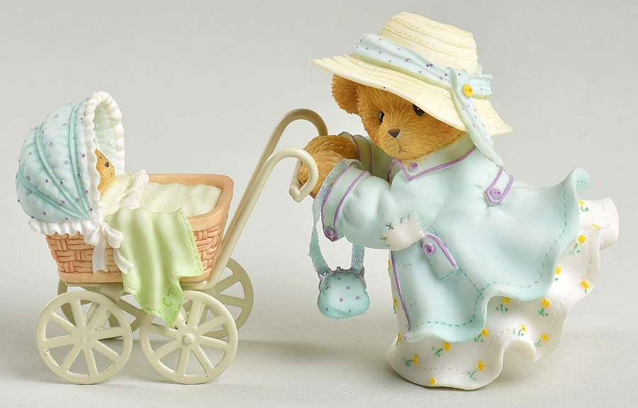Cherished Teddies Hamilton Exclusives Donna  And Cosette-T's Time To Welcome Y - No Box by Enesco-1