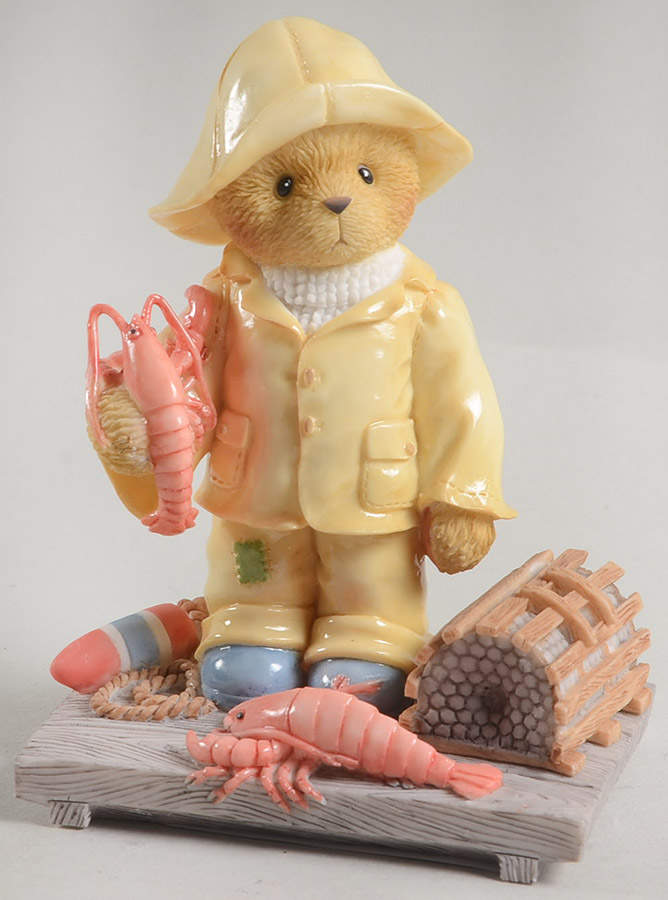 Summer at the Seaside Cliff-You're The Best Catch - Boxed by Cherished Teddies-1