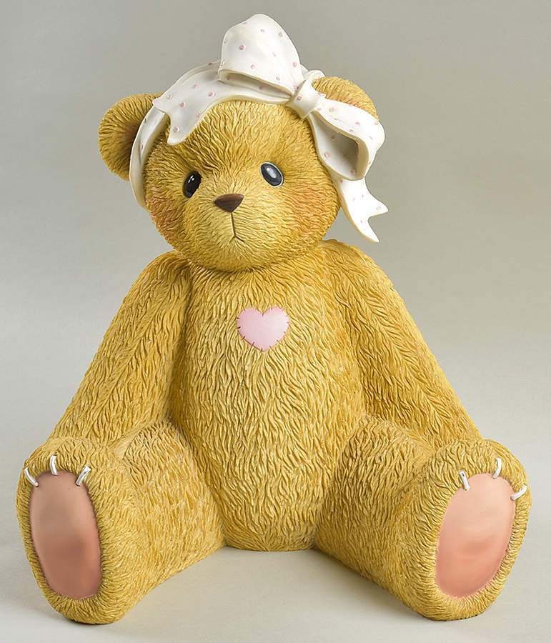 Large Size Figurines Sara-Girl With Bow - No Box by Cherished Teddies-1