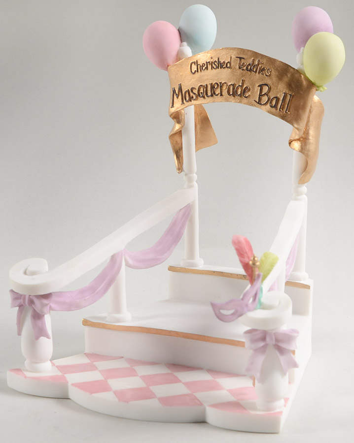 Masquerade Ball-Cherised Teddies Staircase - 2 Pc Set - Boxed by Enesco-1