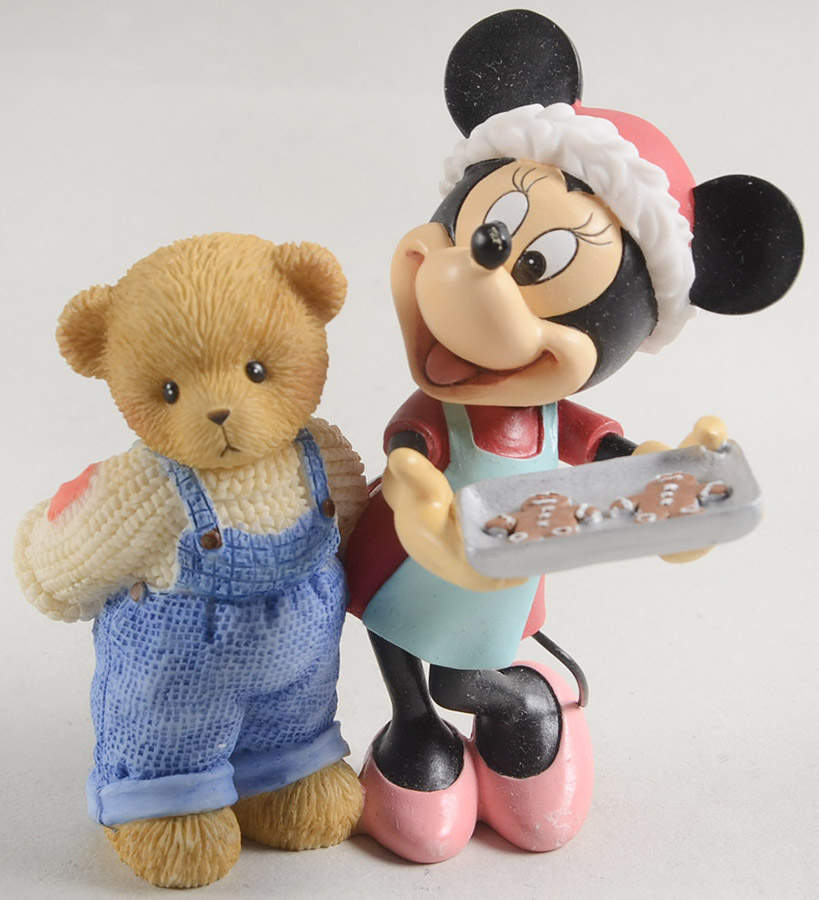 Disney Teddies Minnie & Soren-Baking Up Holiday Magic - With Box by Cherished Teddies-1