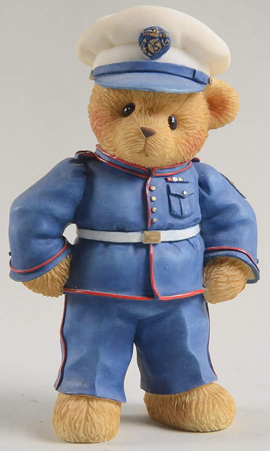 Patriotic Bears Whatever The Distance, A Friend Stays Wi - Boxed by Cherished Teddies-1