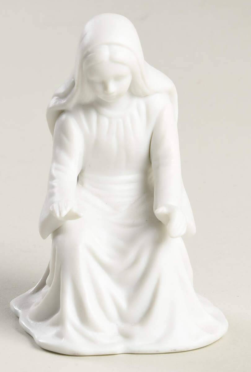 White Bisque Nativity Mary - No Box by Enesco-1