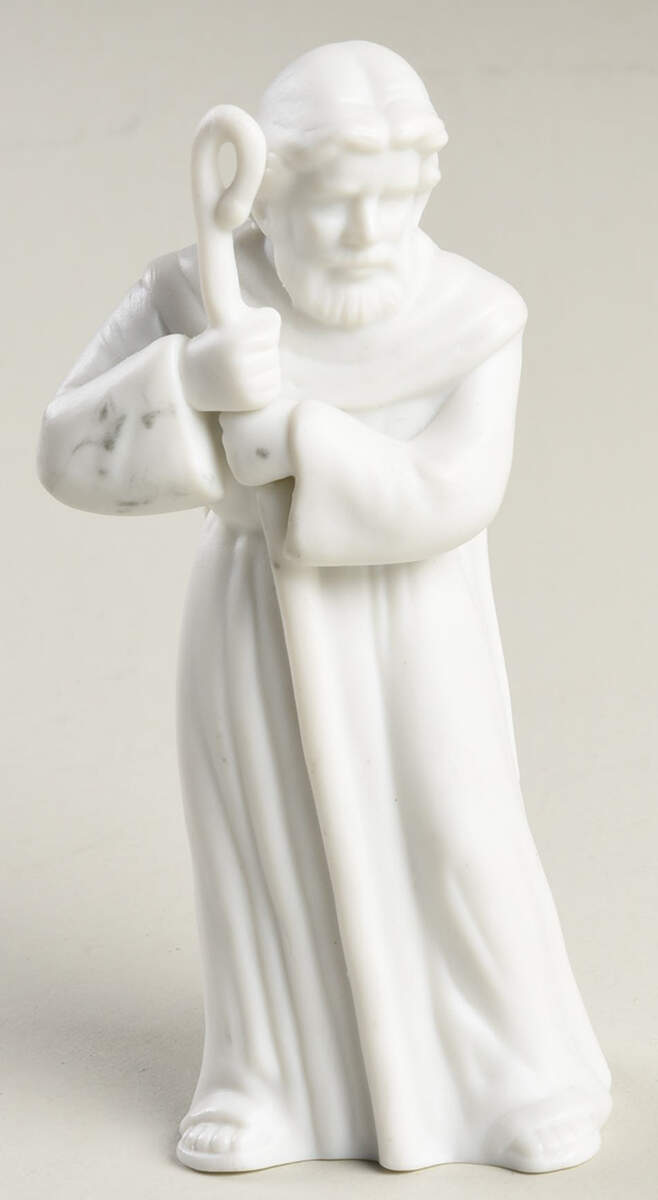 White Bisque Nativity Joseph - No Box by Enesco-1