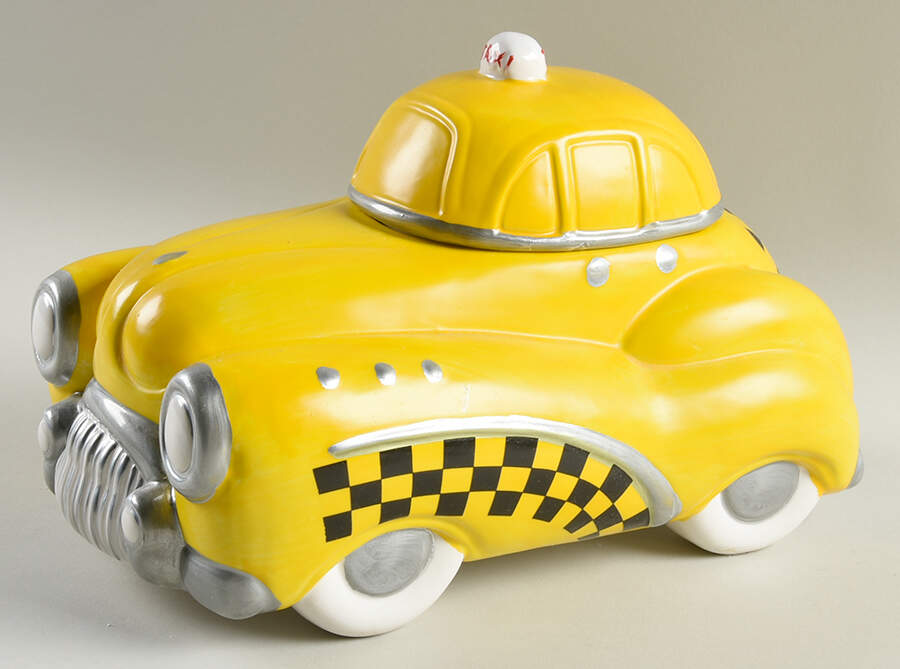 Cookie Jars Yellow Taxi - No Box by Expressive Designs-1