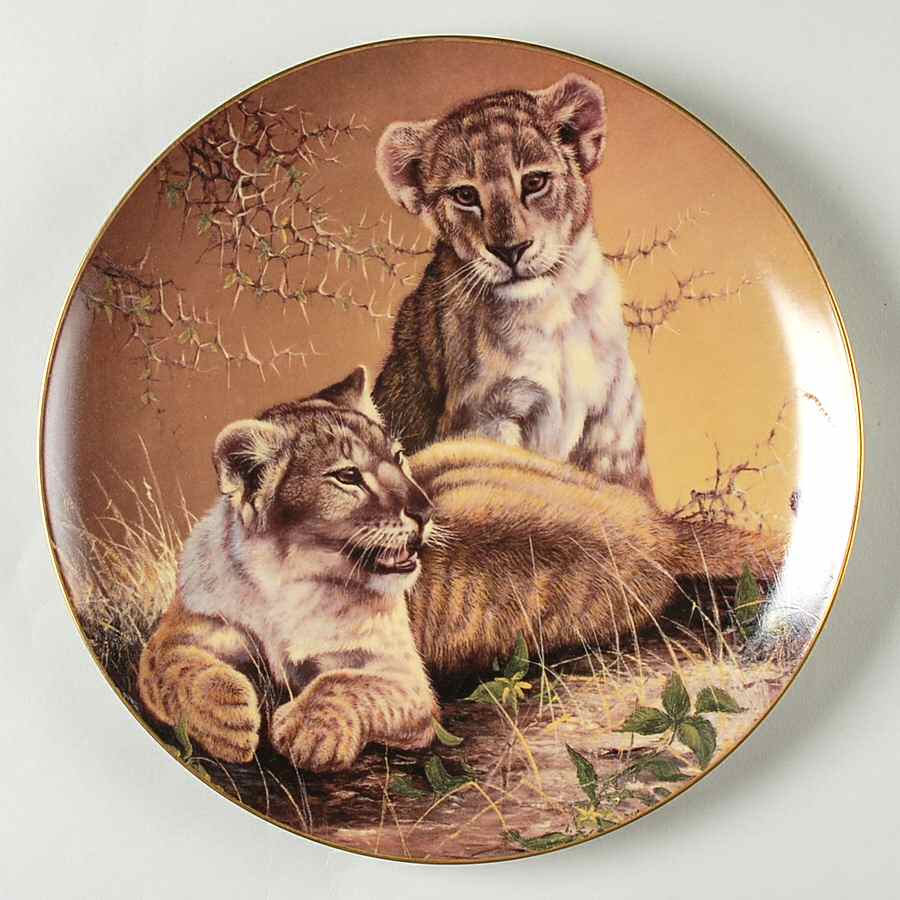 Beautiful Cats of the World Atarah's Cubs-Lion - Boxed by Fairmont Collectible-1
