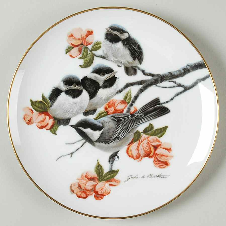 Feathered Friends Chickadees - No Box by Fairmont Collectible-1