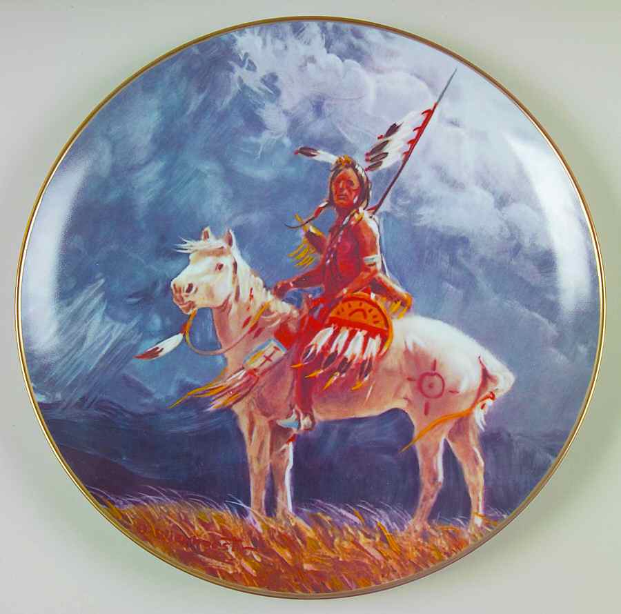 Olaf Wieghorst Sioux Warrior - No Box by Fairmont Collectible-1