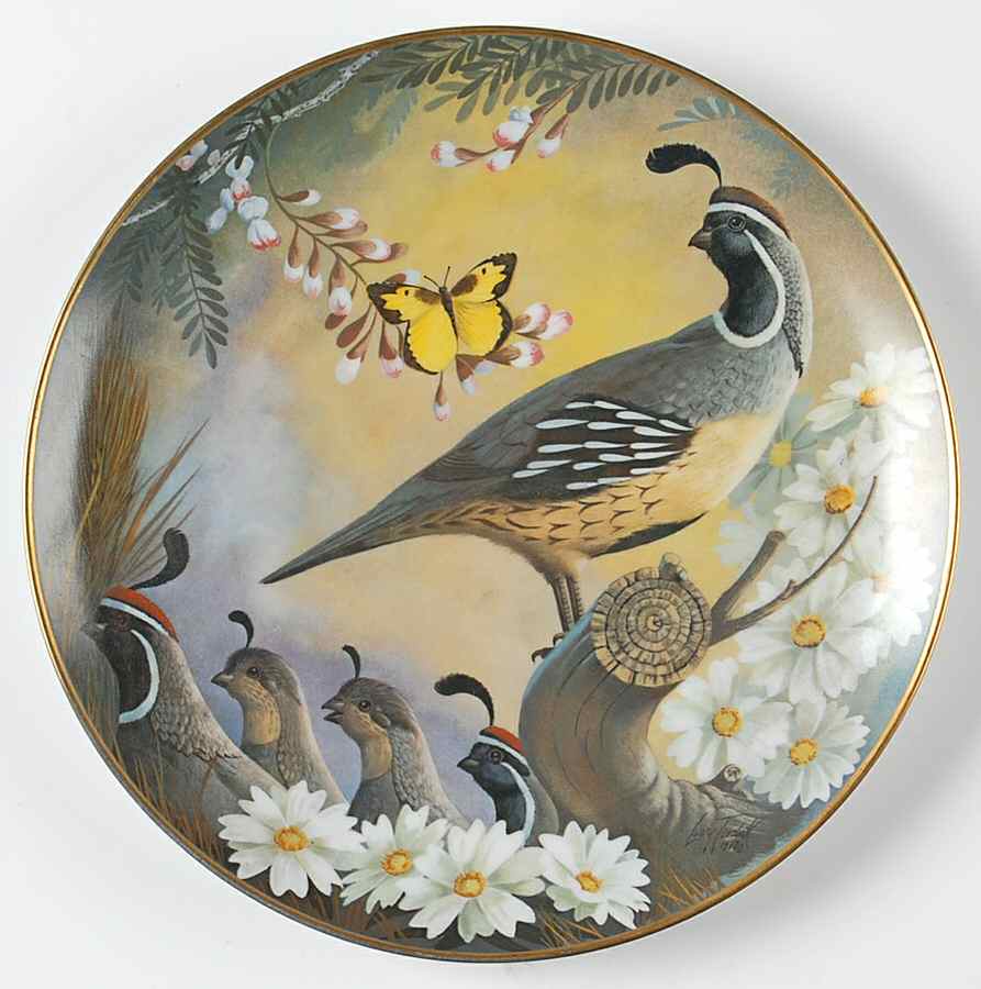 World of Game Birds Maytime - Gambel Quail - No Box by Fairmont Collectible-1