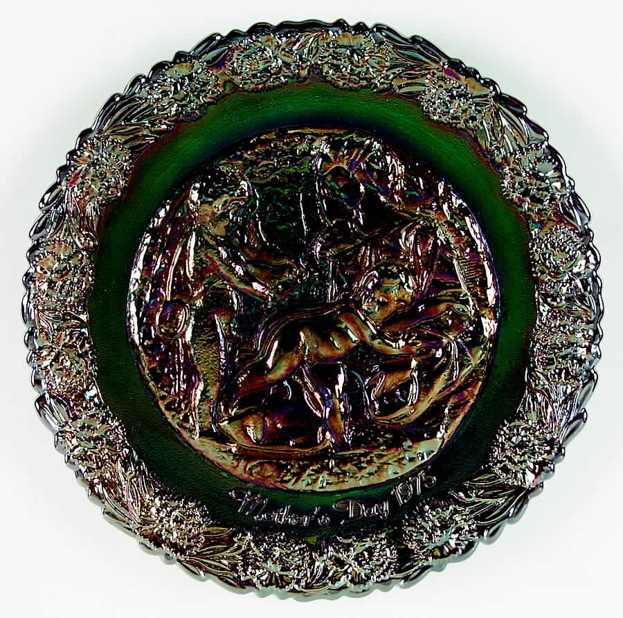 Mother'S Day Plate-Carnival Glass Taddei Madonna - Boxed by Fenton-1
