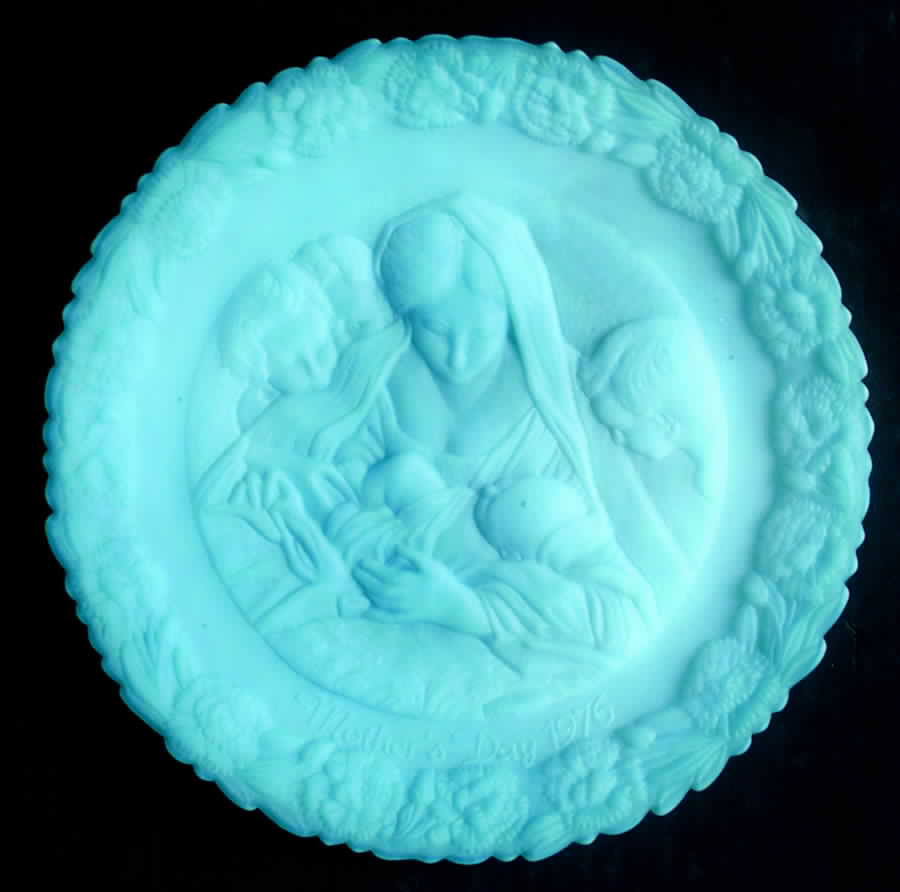 Mother'S Day-Blue Satin Holy Night - Boxed by Fenton-1