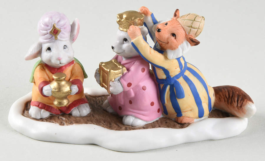 Holiday Hamlet Three Wise Men - Boxed by Fitz & Floyd-1