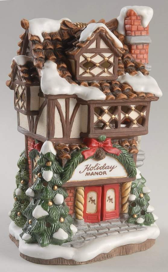 Holiday Hamlet Holiday Hotel-Manor - No Box by Fitz & Floyd-1