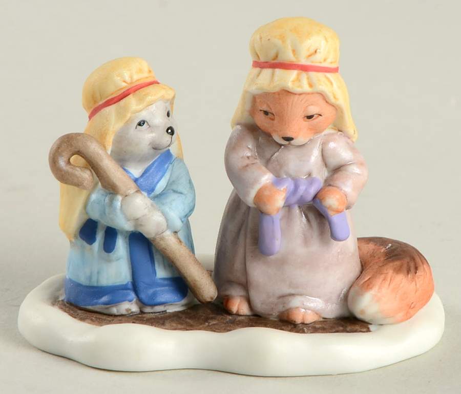 Holiday Hamlet Poor Shepherds - No Box by Fitz & Floyd-1
