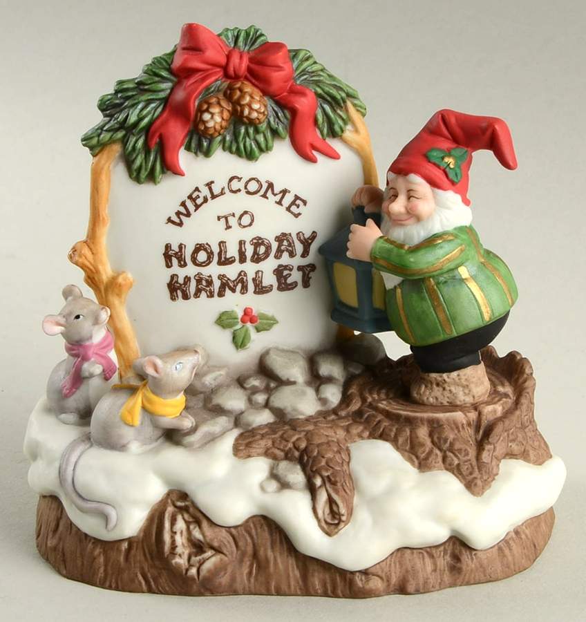 Holiday Hamlet Village Sign - No Box by Fitz & Floyd-1