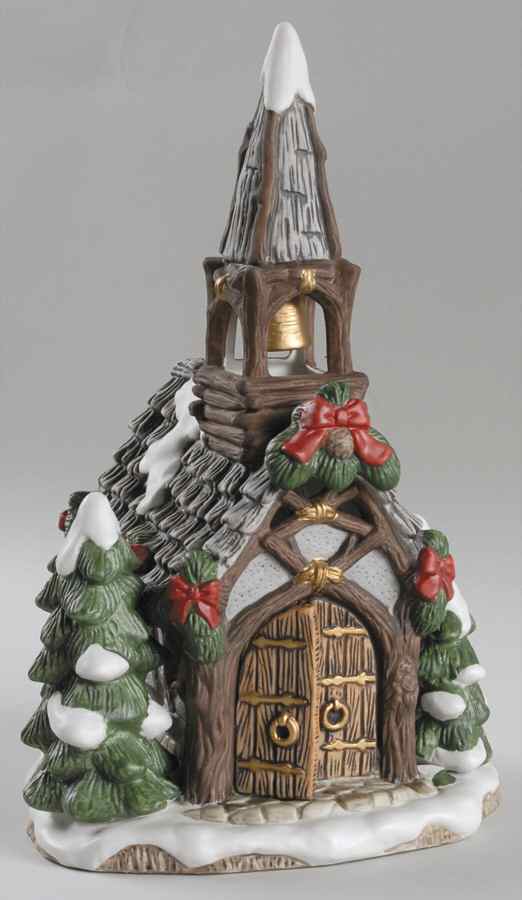 Holiday Hamlet Holiday Hamlet Chapel - Boxed by Fitz & Floyd-1