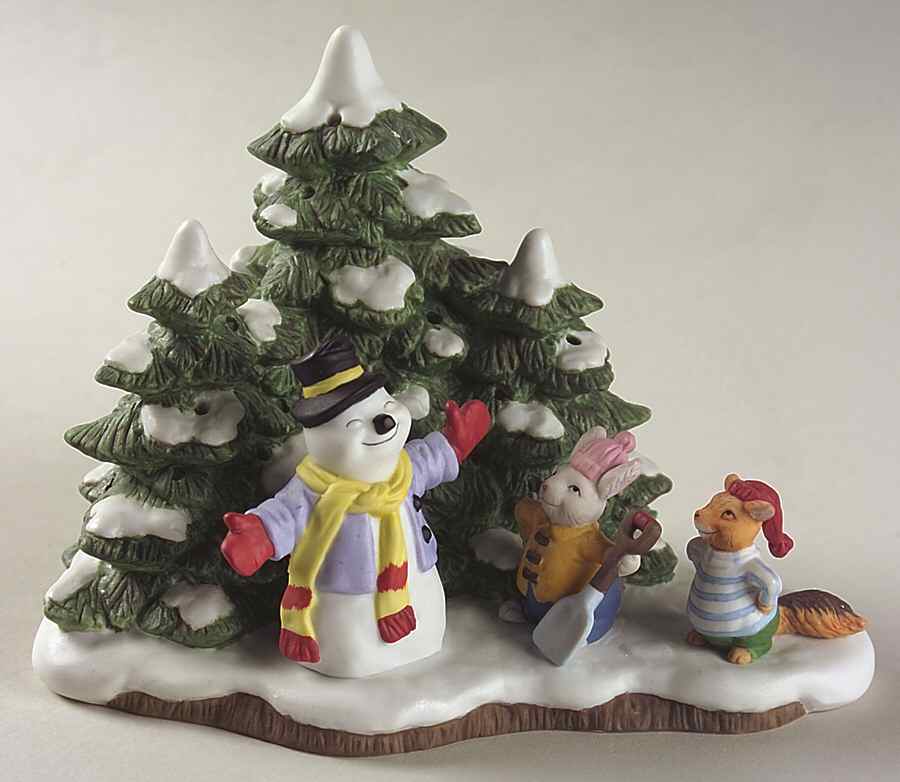 Holiday Hamlet Worlds Best Snow Man - With Box by Fitz & Floyd-1