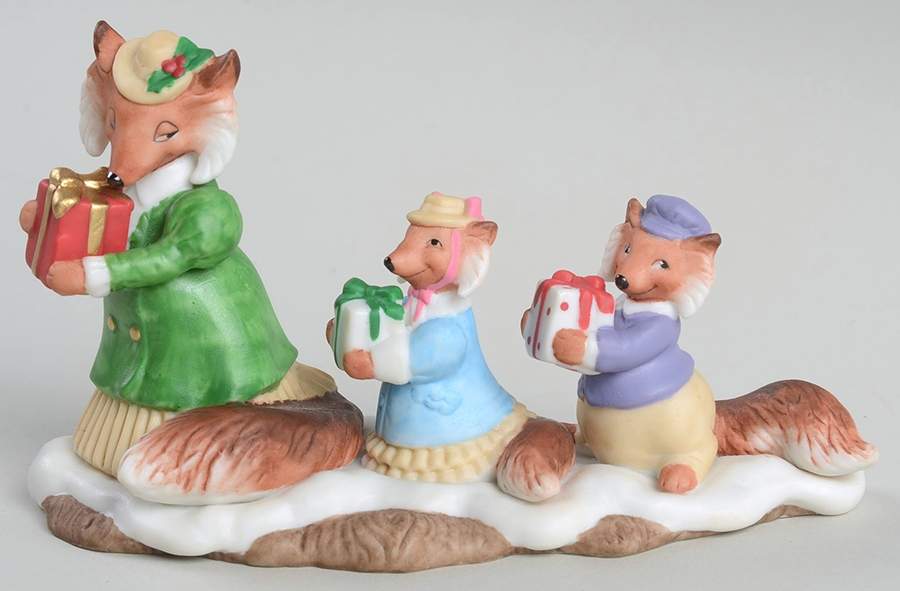 Holiday Hamlet Delivering Gifts - Boxed by Fitz & Floyd-1