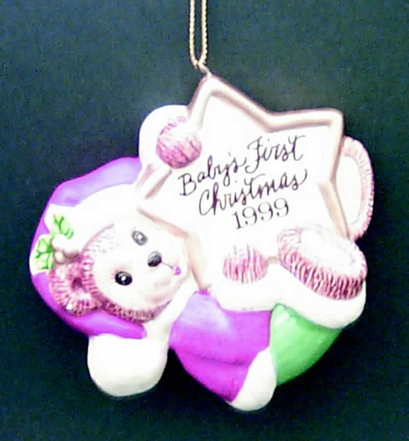 Baby's First Christmas Ornament 1999 Baby's First Christmas - Boxed by Fitz & Floyd-1
