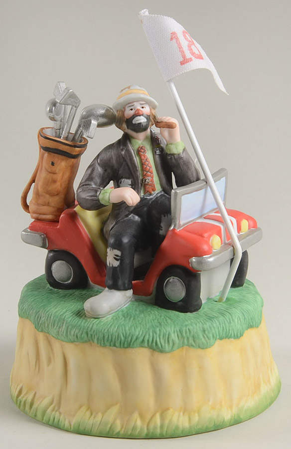 Flambro Musical Figurine My Way - Golf Cart - Boxed by Flambro-1