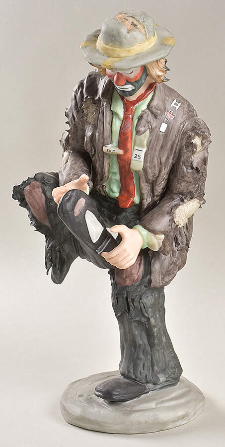 Emmett Kelly Jr-Figurine A Hole In The Sole - No Box Nb41a by Flambro-1