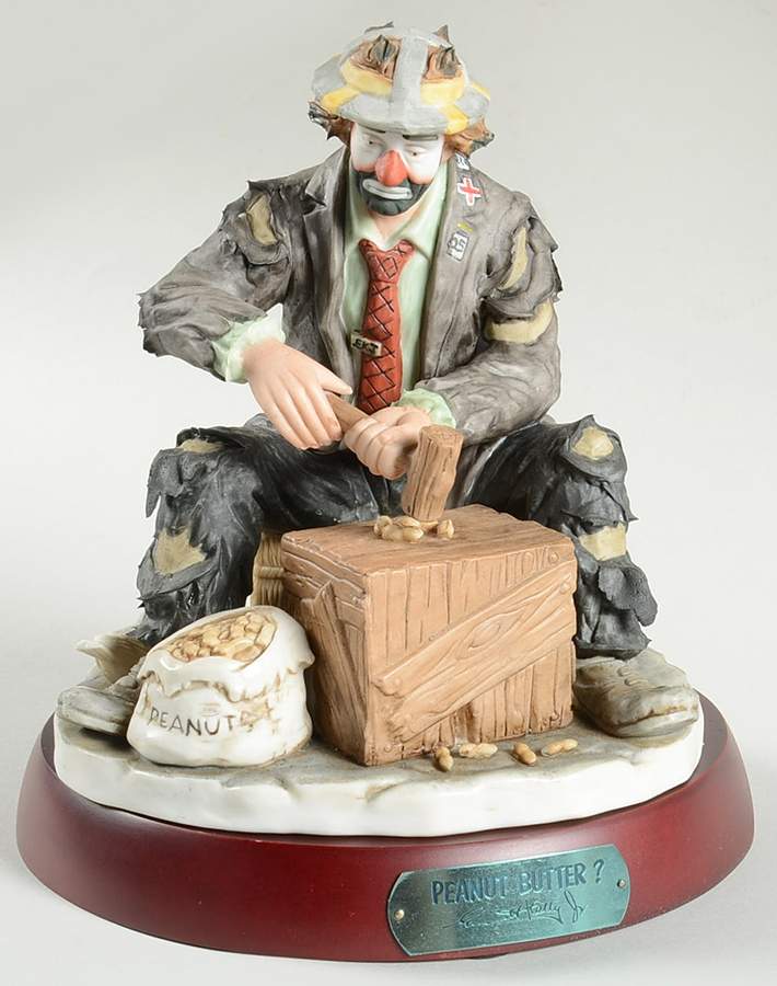 Emmett Kelly Jr-Figurine Peanut Butter? - No Box by Flambro-1