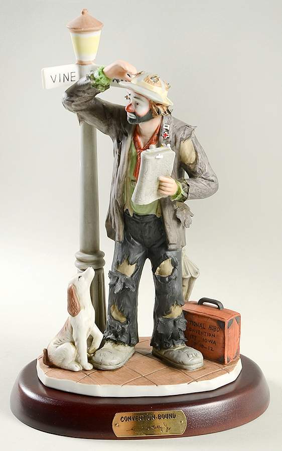 Emmett Kelly Jr-Figurine Convention Bound - Boxed by Flambro-1