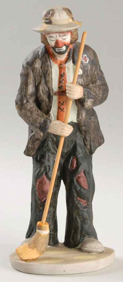 Emmett Kelly Jr-Figurine In The Spotlight-Smooth - No Box by Flambro-1