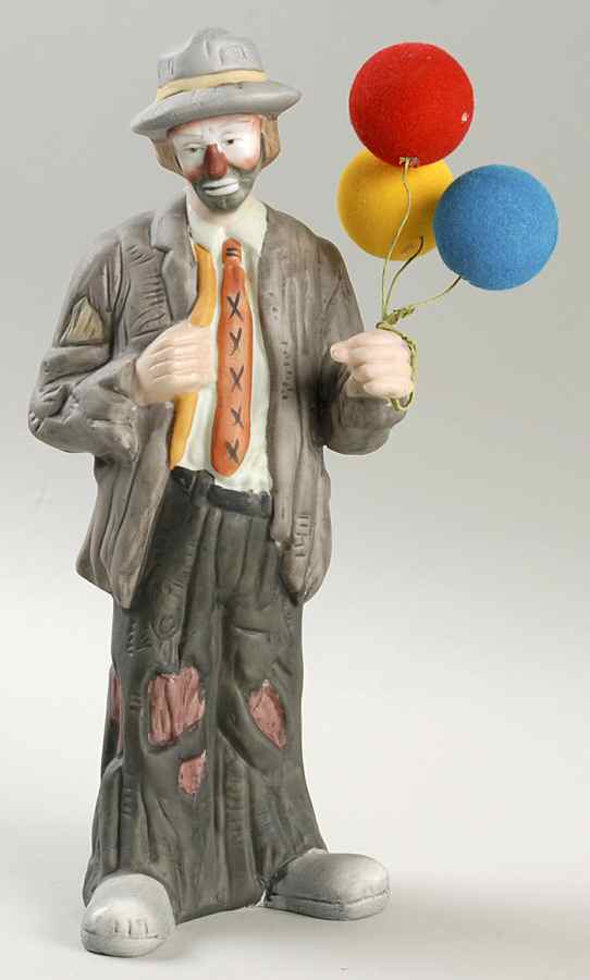Emmett Kelly Jr-Figurine Balloons For Sale-Smooth - No Box by Flambro-1