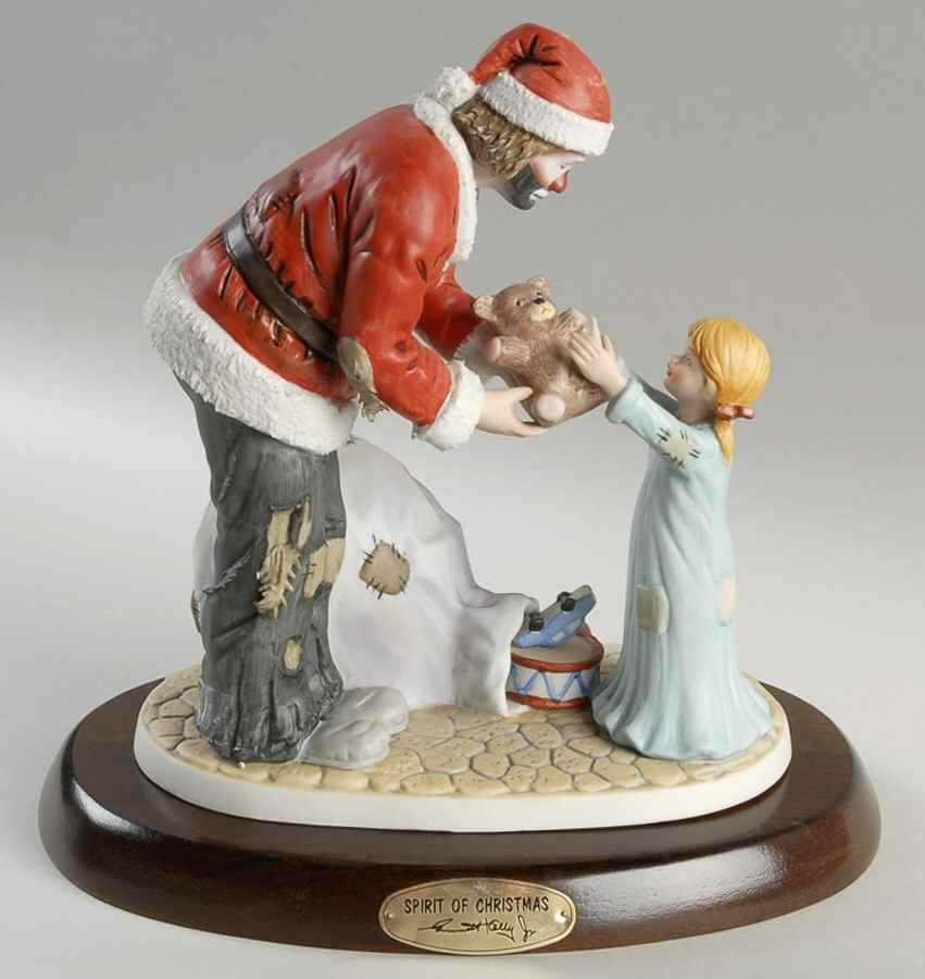 Emmett Kelly Jr-Figurine Spirit Of Christmas I - Boxed by Flambro-1