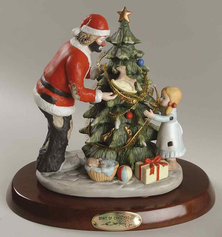 Emmett Kelly Jr-Figurine Spirit Of Christmas Iii - Boxed by Flambro-1