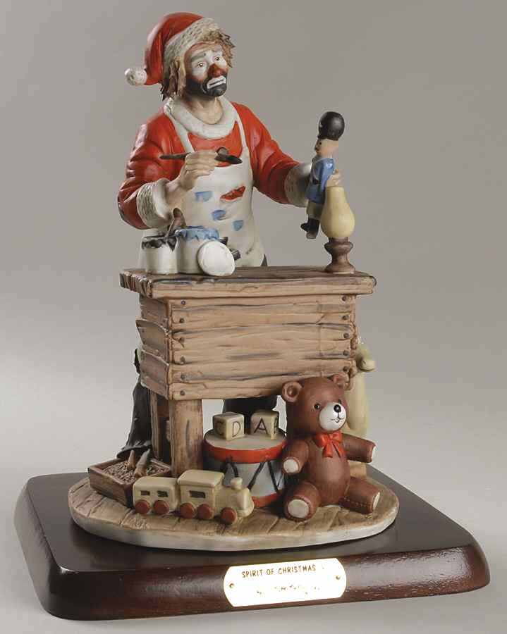 Emmett Kelly Jr-Figurine Spirit Of Christmas V - Boxed by Flambro-1