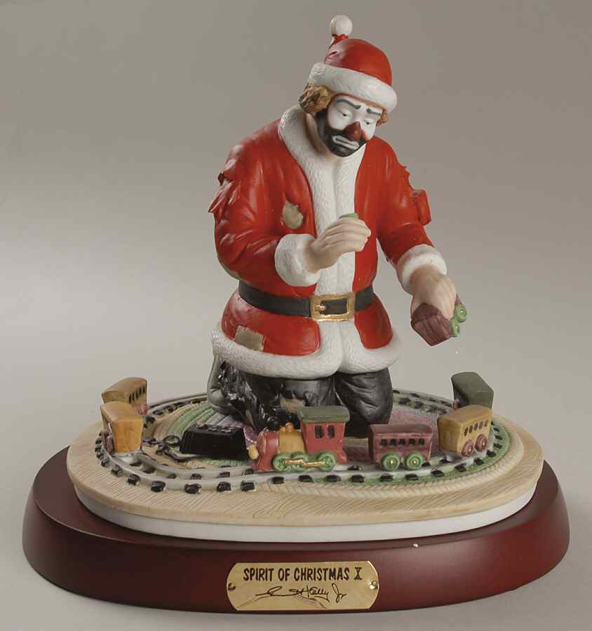 Emmett Kelly Jr-Figurine Spirit Of Christmas X - Boxed by Flambro-1