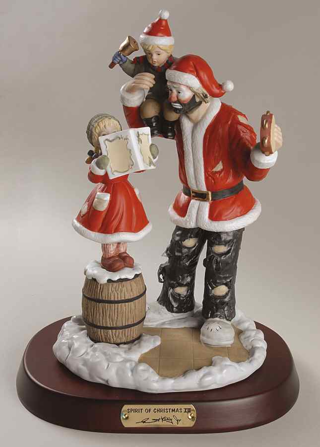 Emmett Kelly Jr-Figurine Spirit Of Christmas Xiii - Boxed by Flambro-1