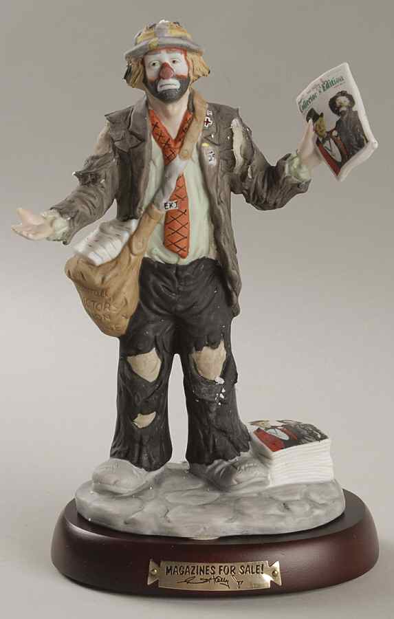 Emmett Kelly Jr-Figurine Magazines For Sale - Boxed by Flambro-1