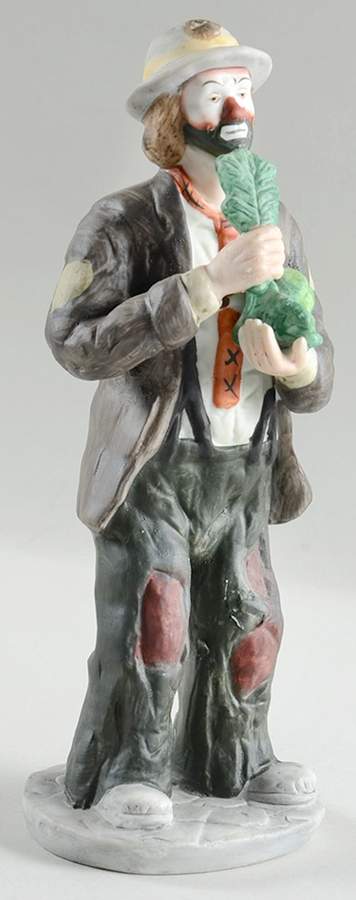 Emmett Kelly Jr-Figurine Eating Cabbage-Smooth - Boxed by Flambro-1