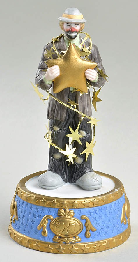 Flambro Musical Figurine The Entertainer-With Gold Star - Boxed by Flambro-1
