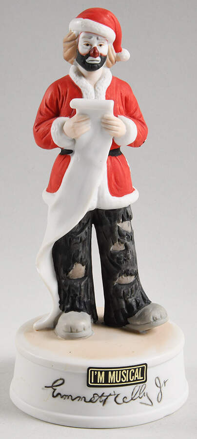 Flambro Musical Figurine Santa With List - Boxed by Flambro-1
