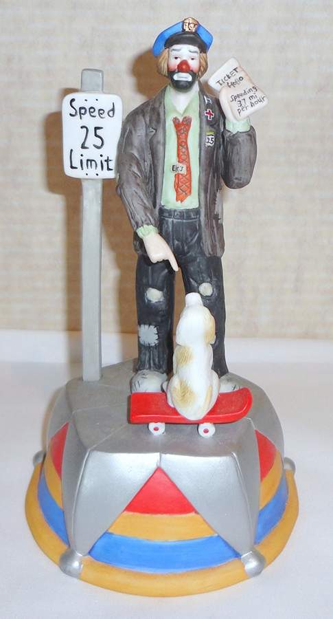 Flambro Musical Figurine Policeman - Boxed by Flambro-1