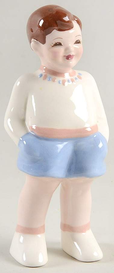 Florence Ceramics Figurine Butch-Blue Shorts - No Box by Florence Ceramics-1